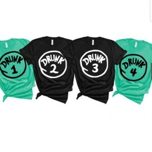 Drunk Friends Crew T Shirt